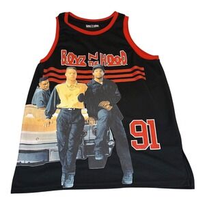 Boyz N the Hood Basketball Jersey South Central LA 91 Movie Hip Hop Retro Men's